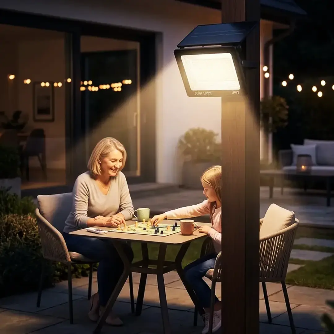 Foco Proyector Solar LED Exterior 250W IP67 con Control Remoto – Mcasa 4