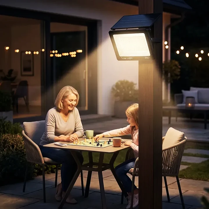 Foco Proyector Solar LED Exterior 250W IP67 con Control Remoto – Mcasa 4