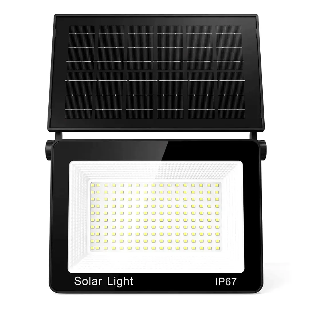 Foco Proyector Solar LED Exterior 200W IP67 con Control Remoto – Mcasa 1