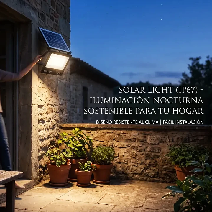 Foco Proyector Solar LED Exterior 150W IP67 Luz Blanca – Mcasa 4