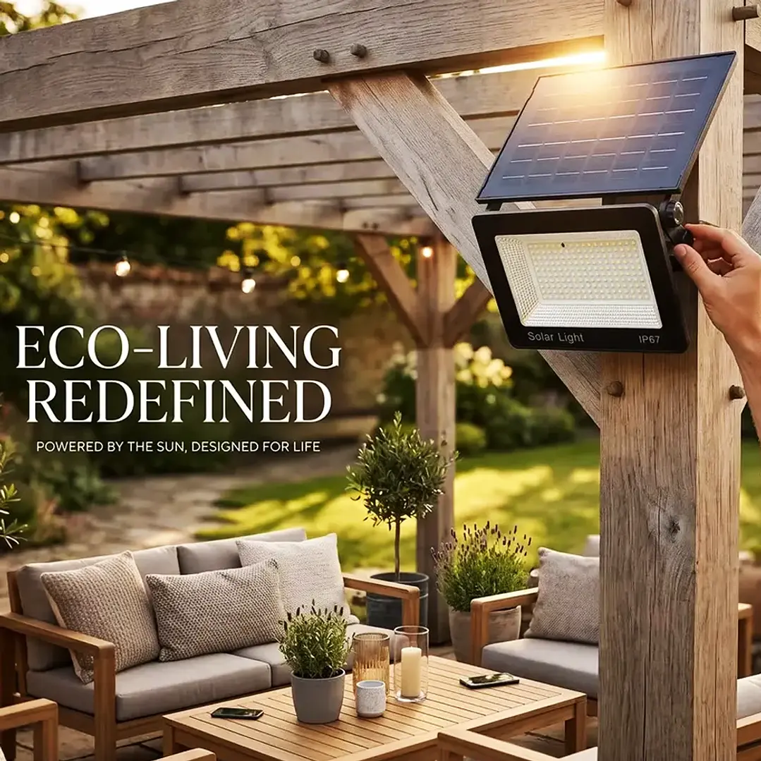 Foco Proyector Solar LED Exterior 150W IP67 Luz Blanca – Mcasa 6
