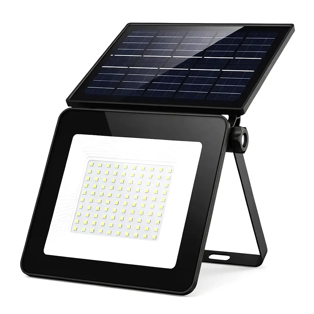 Foco Proyector Solar Exterior 100W IP67 Luz Blanca PRO – Mcasa 1