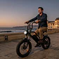 Bicicleta Eléctrica Fat Bike F1 800W 48V 13Ah Negra - Miniatura 7