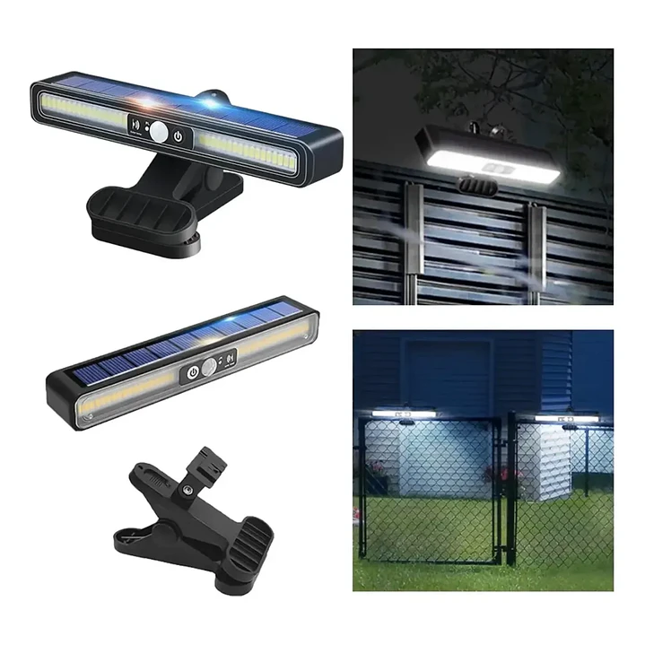 Foco Solar Exterior Sensor De Movimiento Con Click Mcasa 2