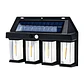Foco Apliqué Solar 4 Lámparas Con Sensor De Movimiento Mcasa - Miniatura 1