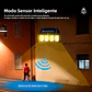 Foco Apliqué Solar 4 Lámparas Con Sensor De Movimiento Mcasa - Miniatura 6