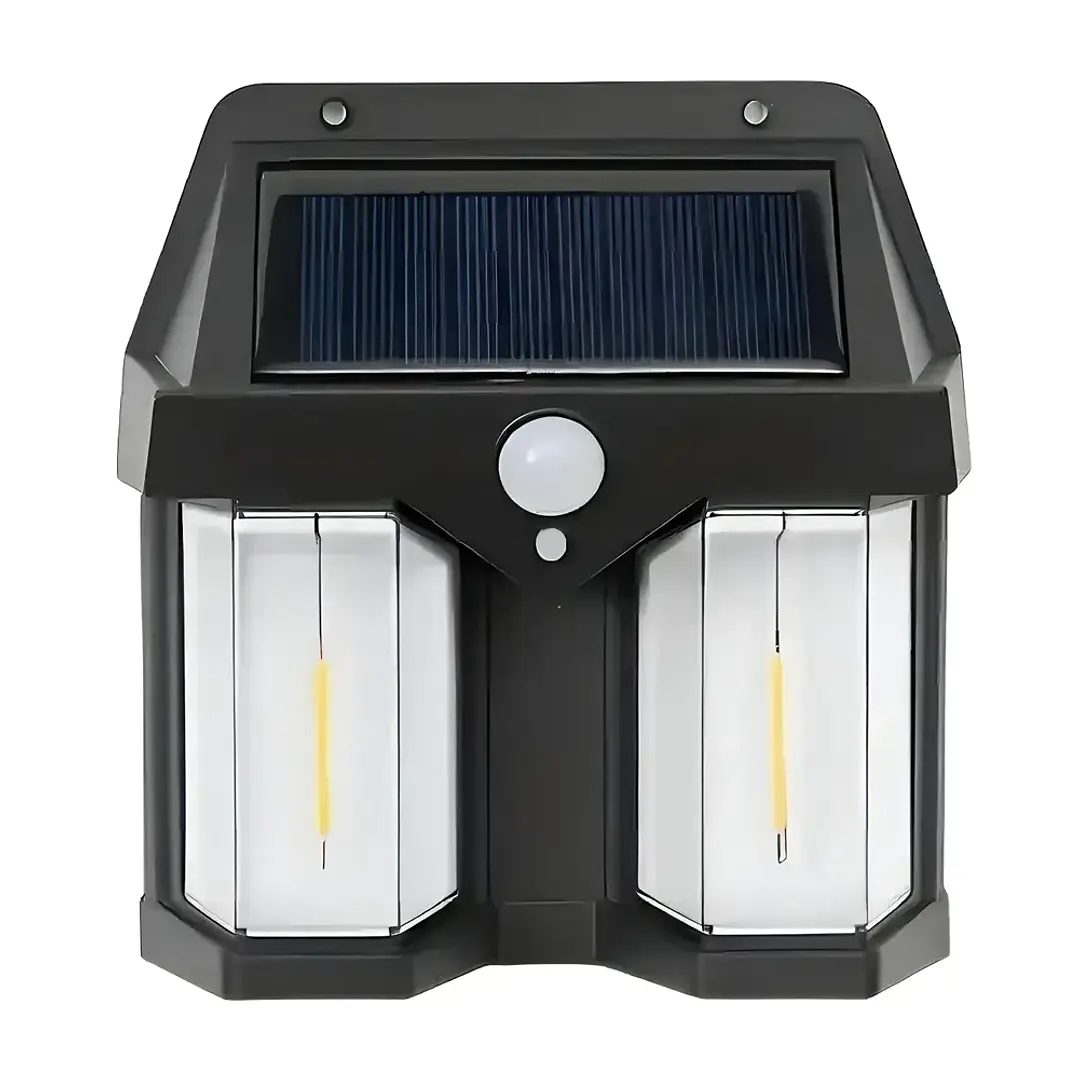 Lampara Solar De Pared Con Sensor Movimiento Aplique Mcasa 1
