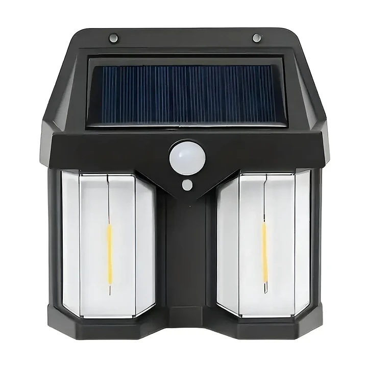 Lampara Solar De Pared Con Sensor Movimiento Aplique Mcasa 1
