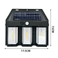 Foco Apliqué Solar 3 Filamentos Con Sensor Movimiento Mcasa - Miniatura 2