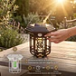 Lampara Solar Tipo Farol Vintage Sensor De Movimiento Mcasa - Miniatura 2