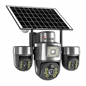 Cámara De Seguridad Solar Sim 4g Sirena App Yoosee Mcasa