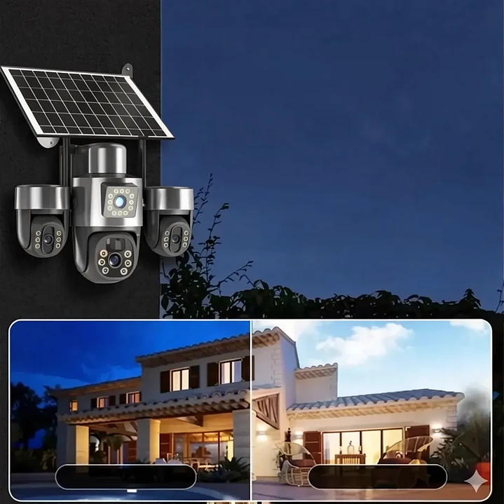 Cámara De Seguridad Solar Sim 4g Sirena App Yoosee Mcasa 5