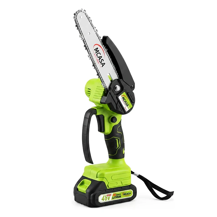 Mini Motosierra Inalámbrica 6 Pulgadas 48V MCASA con Lubricación Automática 1