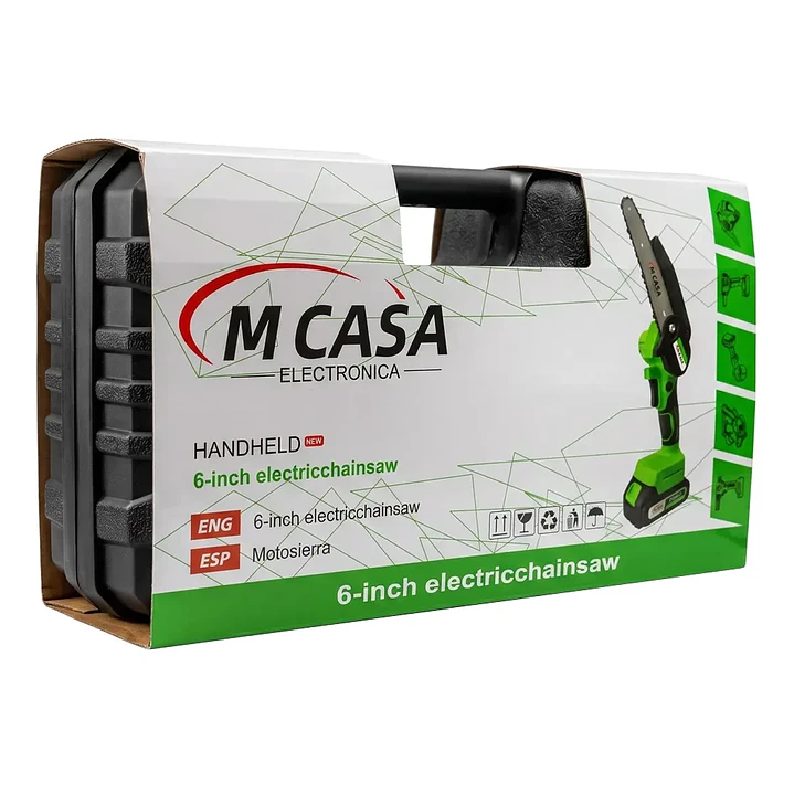 Mini Motosierra Inalámbrica 6 Pulgadas 48V MCASA con Lubricación Automática 2