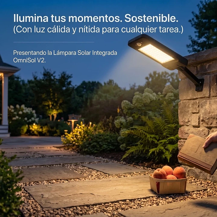 Foco Solar 60 Led Con Sensor De Movimiento C/remoto Mcasa 7