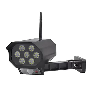 Foco Solar Tipo Cámara 42 cm Con Sensor De Movimiento Mcasa