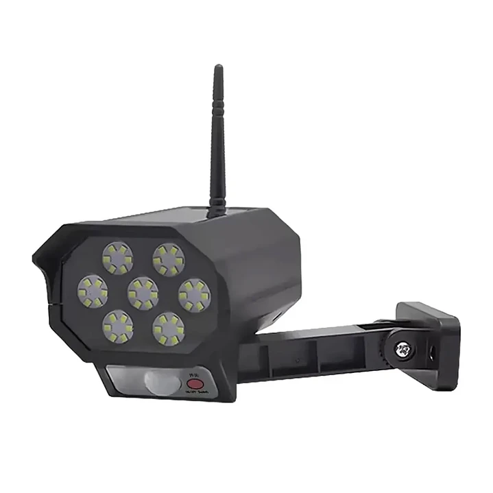 Foco Solar Tipo Cámara 42 cm Con Sensor De Movimiento Mcasa 1