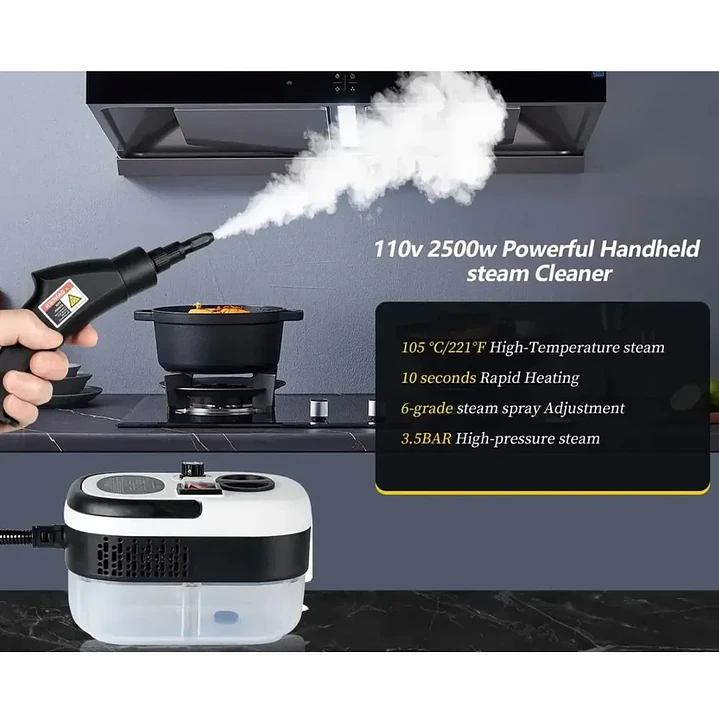 Limpiador a Vapor Portátil MCasa Professional 2500W Alta Presión 4