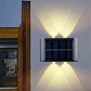 Pack X2 Lámparas Solares Aplique Muro Exterior 4 Leds Mcasa  - Miniatura 4