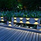 Pack X2 Lámparas Solares Aplique Muro Exterior 4 Leds Mcasa  - Miniatura 5