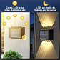 Pack X2 Lámparas Solares Aplique Muro Exterior 10 Leds Mcasa Agregar a favoritos - Miniatura 3