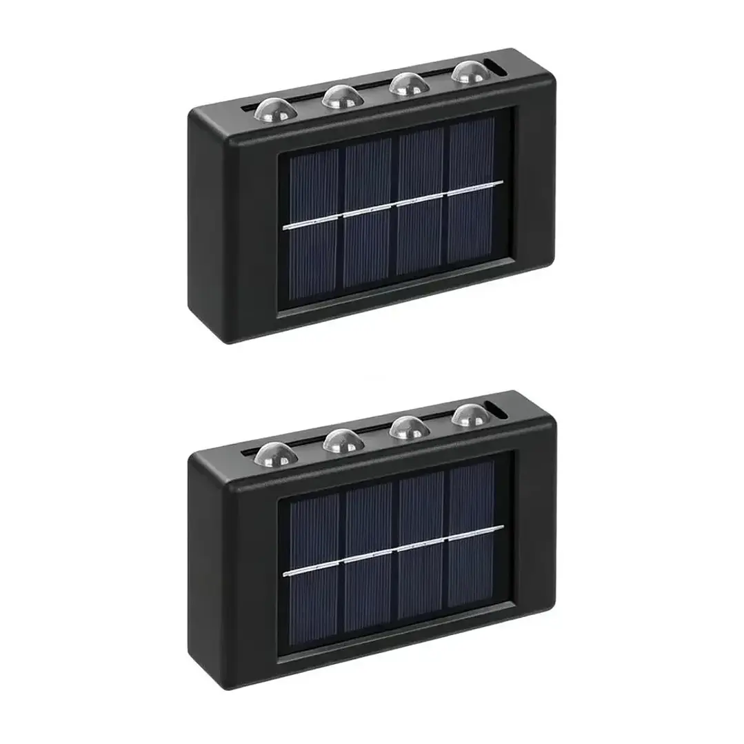 Kit 2 Luces Solares Led Para Jardín ,patio, Escaleras Mcasa 1