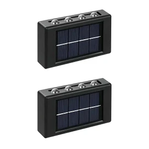 Kit 2 Luces Solares Led Para Jardín ,patio, Escaleras Mcasa