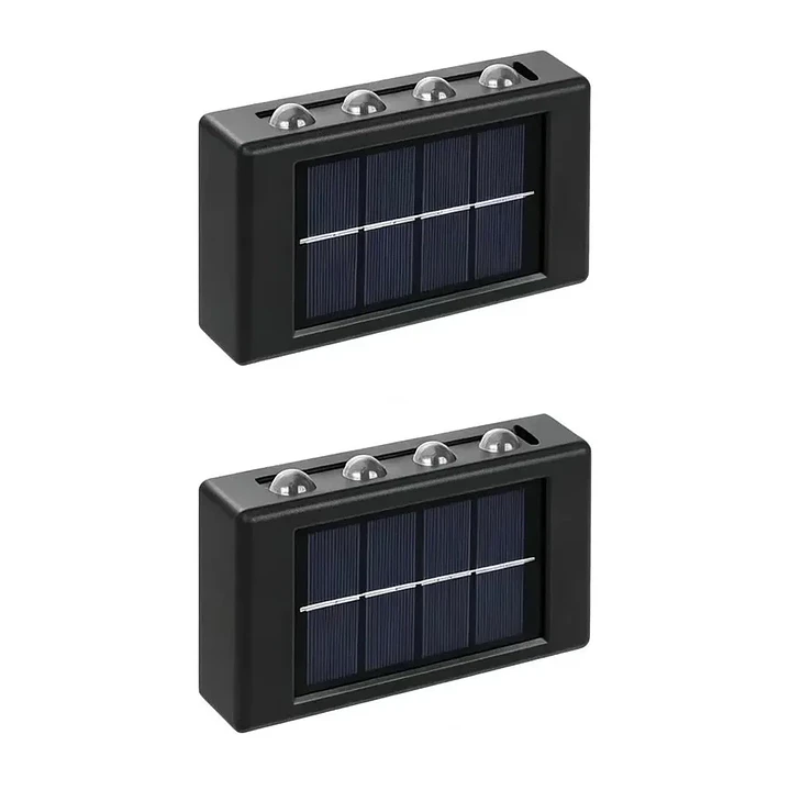 Kit 2 Luces Solares Led Para Jardín ,patio, Escaleras Mcasa 1