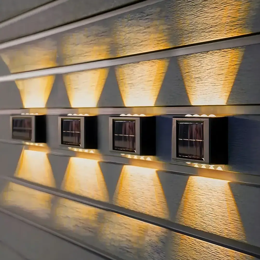Kit 2 Luces Solares Led Para Jardín ,patio, Escaleras Mcasa 4