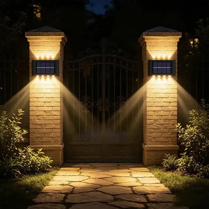 Kit 2 Luces Solares Led Para Jardín ,patio, Escaleras Mcasa 6