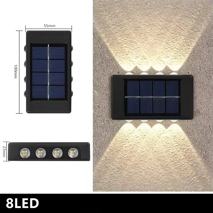 Kit 2 Luces Solares Led Para Jardín ,patio, Escaleras Mcasa 8
