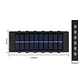 Pack X2 Apliques Solares de Muro con 12 LEDs Cálidas MCASA - Miniatura 2
