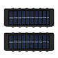 Pack X2 Apliques Solares de Muro con 12 LEDs Cálidas MCASA - Miniatura 1