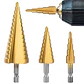 Set Brocas Escalonadas Step Drill Mcasa 4-12mm de Acero para Taladro - Miniatura 2