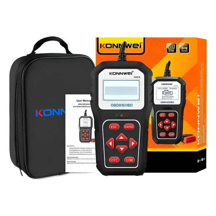 Konnwei KW818 Escáner Automotriz Multimarca OBD2 en Español 1