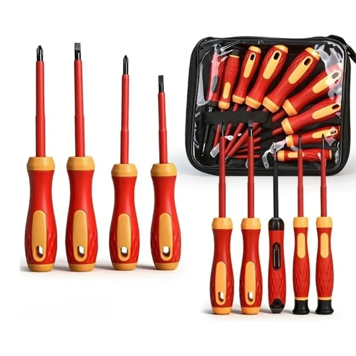 Set De 9 Destornilladores Magneticos Con Probador Mcasa  2