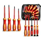 Set De 9 Destornilladores Magneticos Con Probador Mcasa  - Miniatura 2