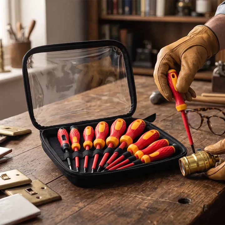 Set De 9 Destornilladores Magneticos Con Probador Mcasa  7