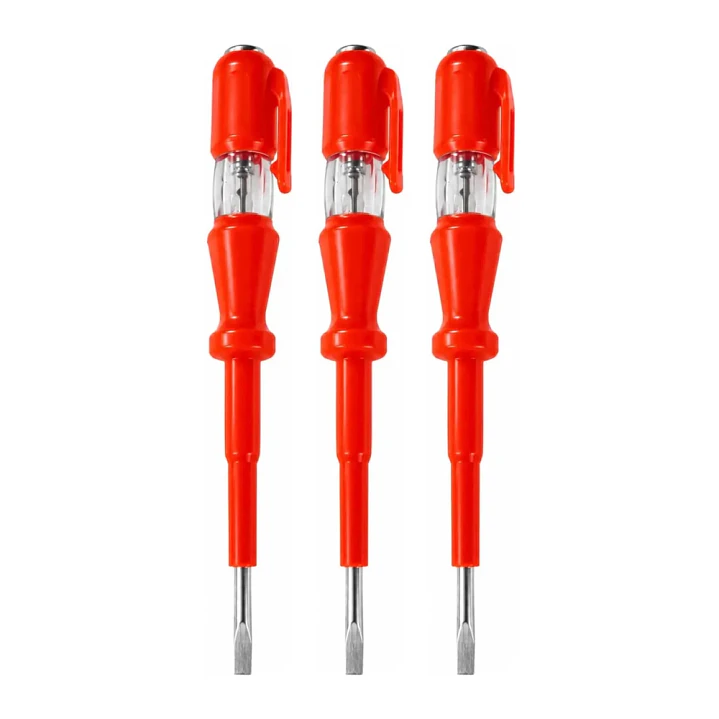 Probador de Corriente Tipo Destornillador Paleta 15 cm Mcasa Pack 3 Unidades 1