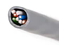 Cable de Red Cat5e UTP CCA 24 AWG VCOM Gris – Rollo 305mt - Miniatura 2