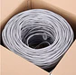 Cable de Red Cat5e UTP CCA 24 AWG VCOM Gris – Rollo 305mt - Miniatura 5