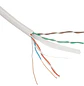 Cable de Red Cat6 UTP CCA 23 AWG VCOM Beige – Rollo 305 mt - Miniatura 2