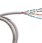 Cable de Red Cat6 UTP CCA 23 AWG VCOM Beige – Rollo 305 mt - Miniatura 3