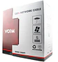 Cable de Red Cat6 UTP CCA 23 AWG VCOM Beige – Rollo 305 mt - Miniatura 1