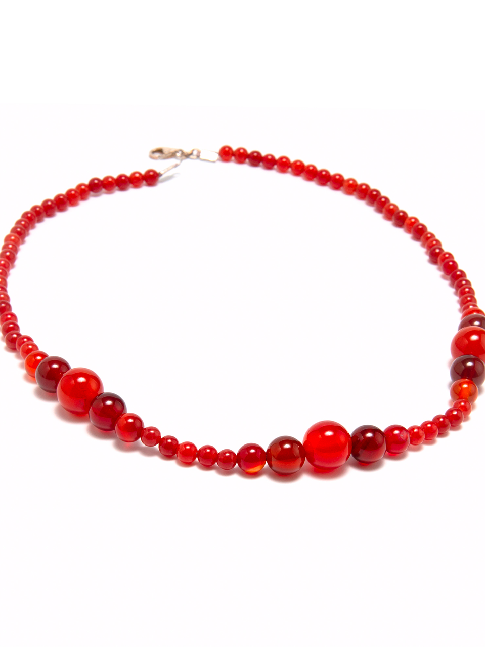 Collar de piedras ágata cornalina 1