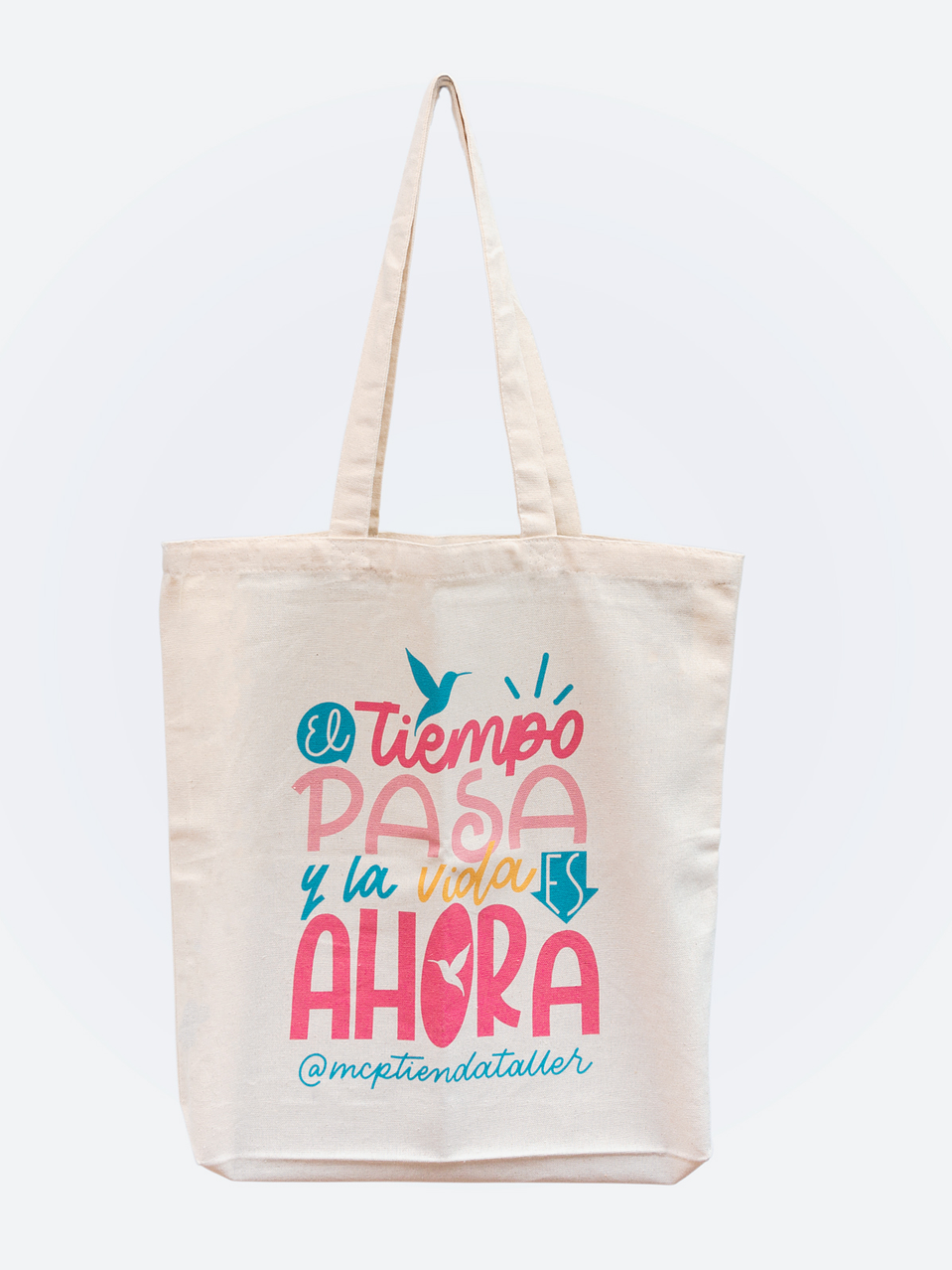 Bolsa mensaje reutilizable 40x40 cm. con fuelle 2