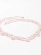 Collar gotas cuarzo rosa - Miniatura 2