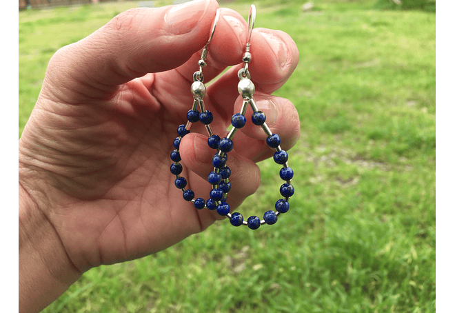 Aros de lapislazuli