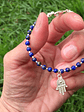 Pulsera mano de Fátima y lapislazuli - Miniatura 1