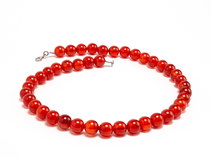 Collar de piedras ágata cornalina